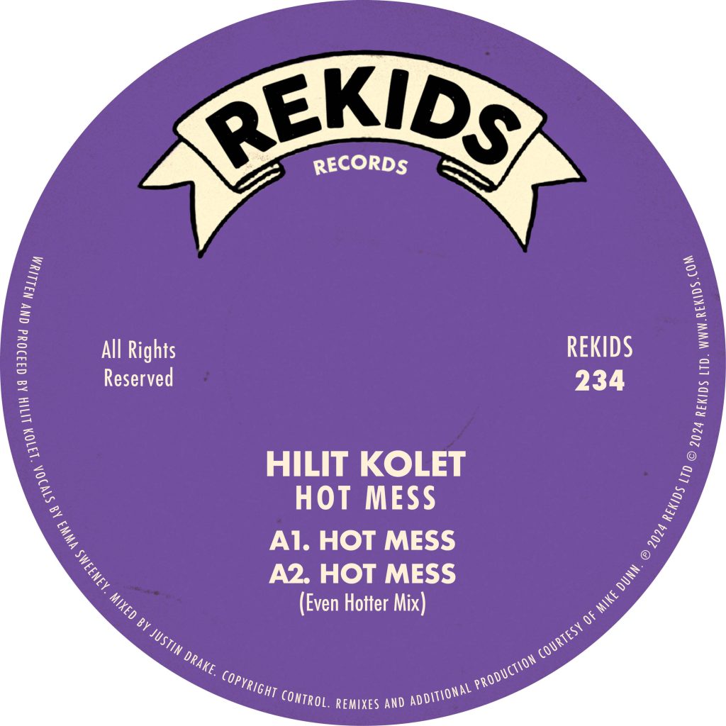 Record cover of HOT MESS (MIKE DUNN RMX) by Hilit Kolet
