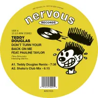 Record cover of DON"T TURN YOUR BACK ON ME  by Teddy Douglas