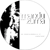 Record cover of MANDU / ZUMA  by Losoul